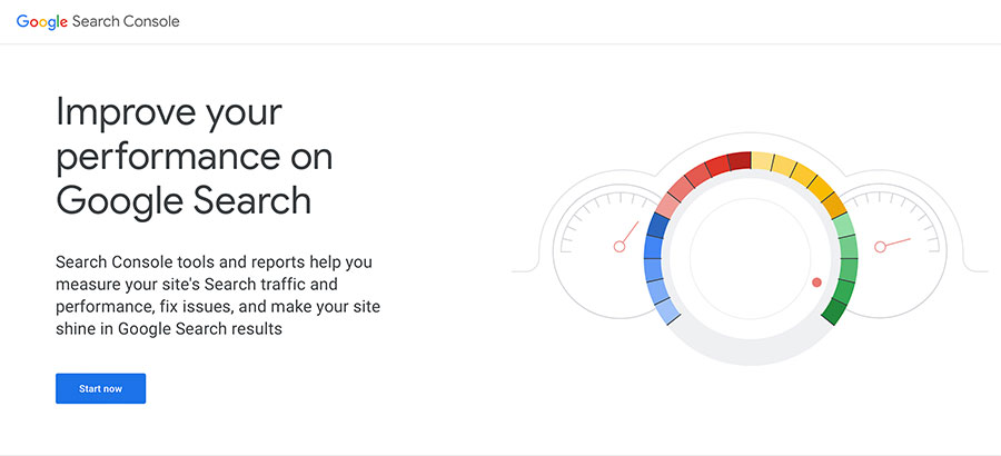 An overview of Google Search Console; to show you where your website content ranks.