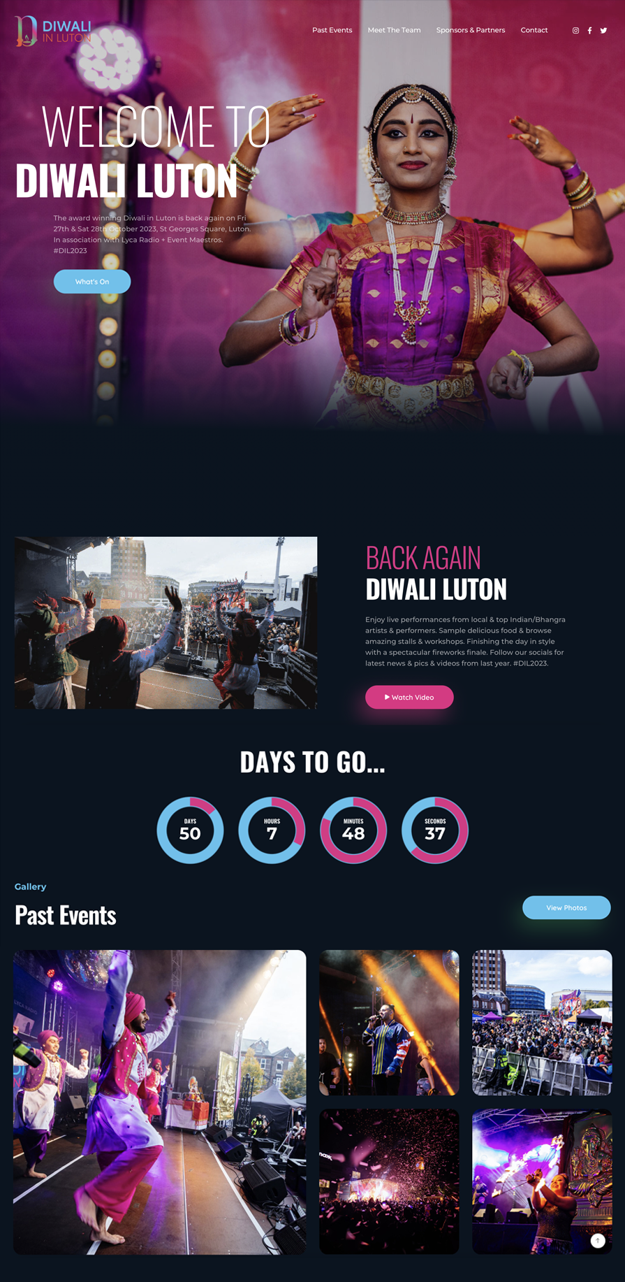 New Diwali in Luton Website