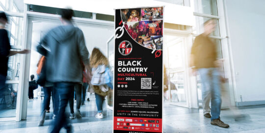 Black Country Multicultural Day Roll Up Banner