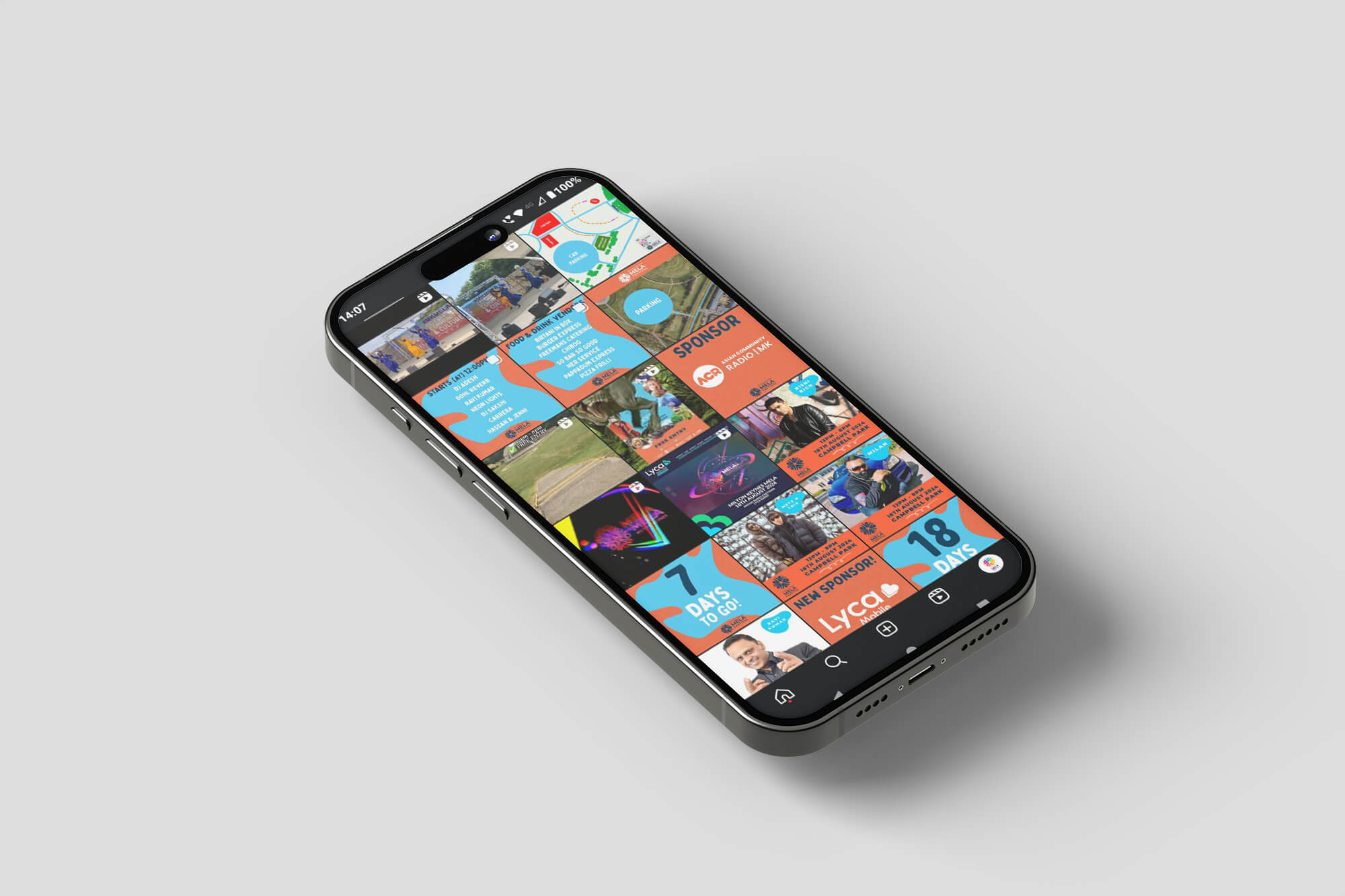 MK Mela Festival Instagram Tiles