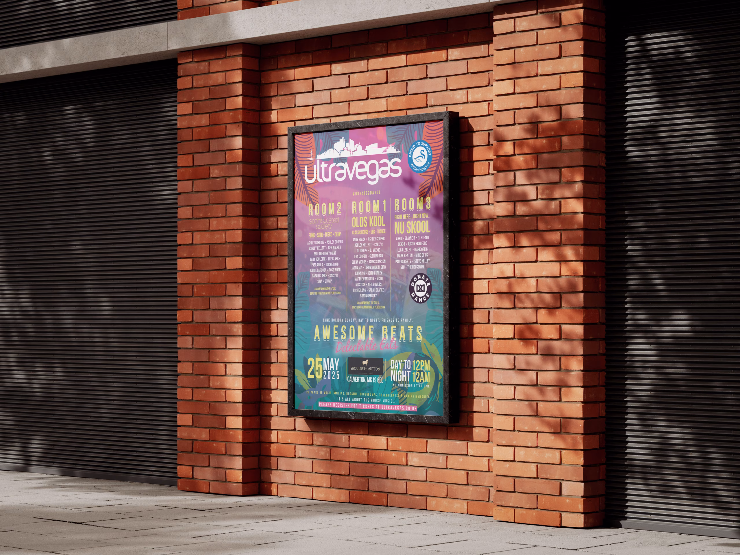 UltraVegas Flyer Line Up