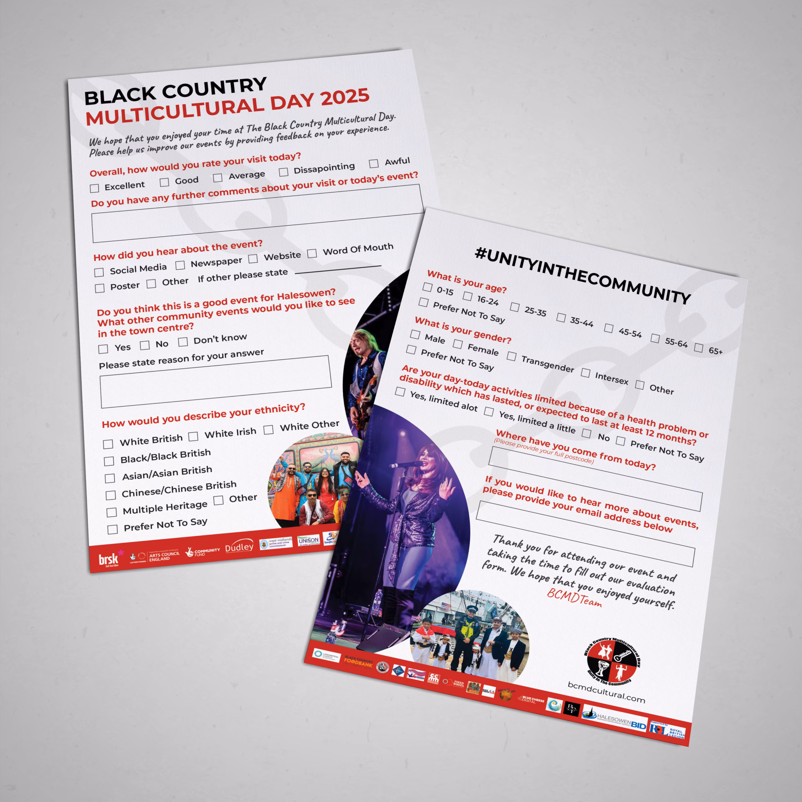 Black Country Multicultural Day Surveys